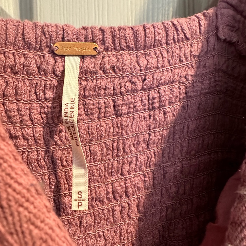 Free People mauve maxi